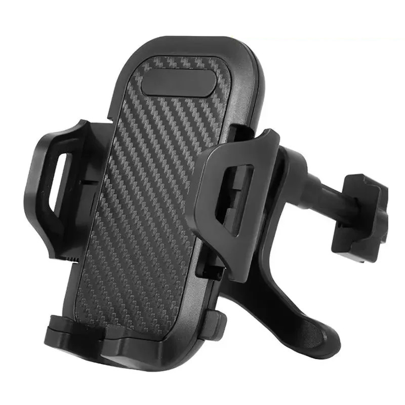 Universal Car Phone Mount with 360° Rotation – Strong Suction Cup or Air Vent Clip, Telescopic Arm, One-Touch Release